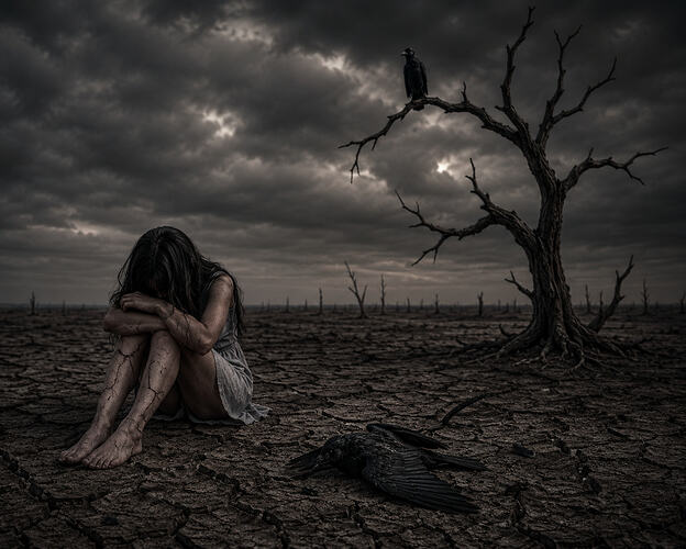 girl crying